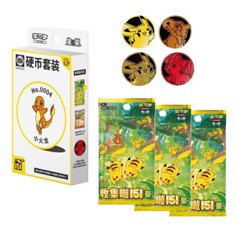 Pokemon 151 Gathering Coin Collection Box vol 4 – Simplified Chinese