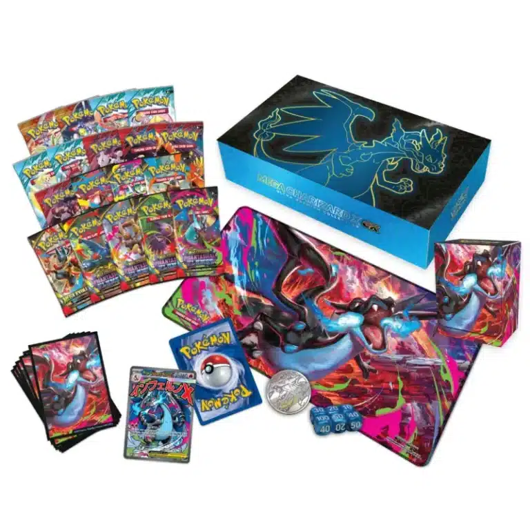 Indhold Pokemon Mega Charizard X ex Ultra Premium Collection