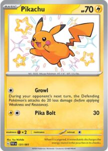 Pikachu – Paldean Fates – 131/091 – Shiny Rare