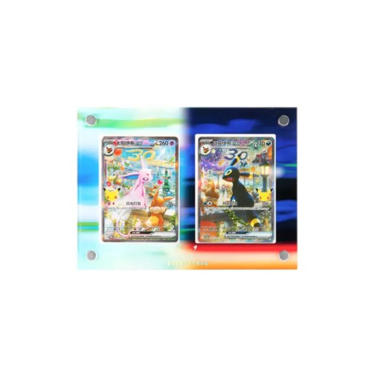 Pokemon Collection Gift Box: Espeon ex & Umbreon ex 30th Anniversary Celebration – Simplified Chinese Frames